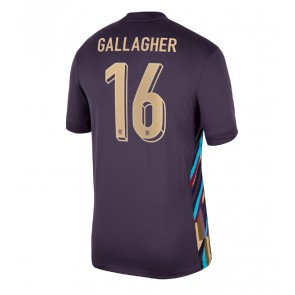 England Conor Gallagher #16 Bortatröja EM 2024 Kortärmad